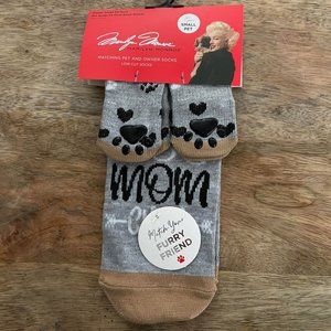 5/$20 NEW 6Pc Matching Pet & Pet Owner Best Dog Mom Socks Set
